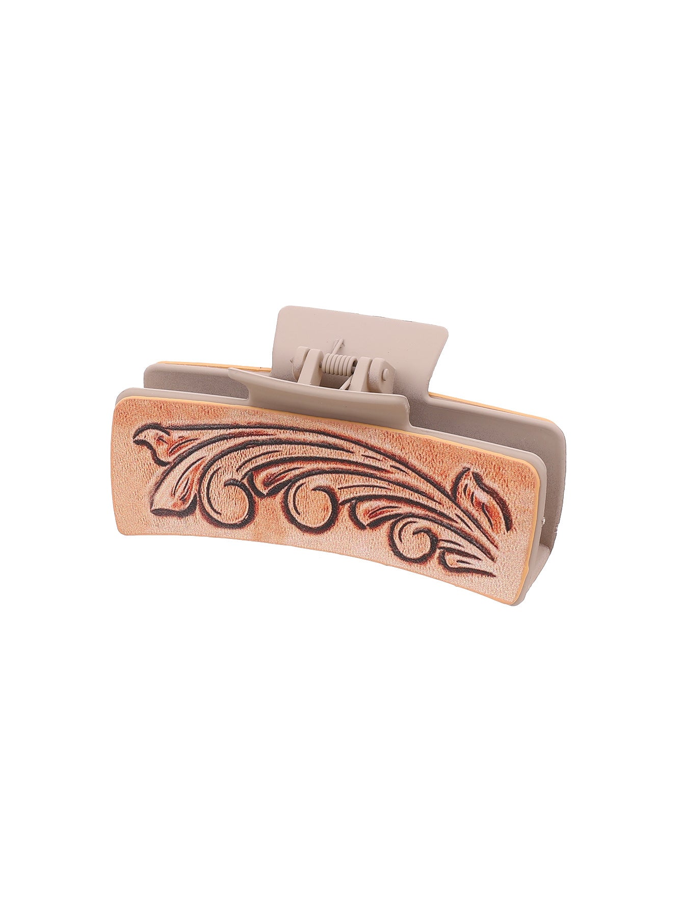 Wholesale Western Wind Denim Wind Sunflower Leather Hairpin Women's Shark Clip Grab Clip